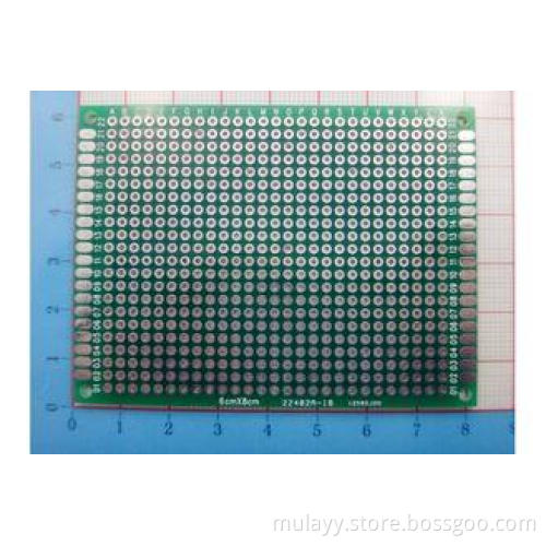 FR4 Double Layer Custom PCB Boards Green Mask Solar Printed